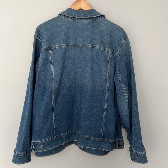 NWOT Sonoma Distressed Denim Jacket - Picture 2 of 5